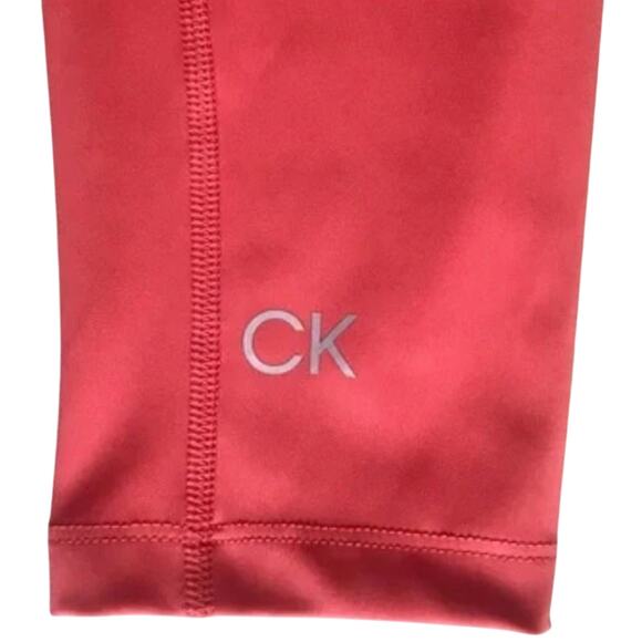 Calvin Klein Performance Leggings Salmon High Waist Cropped Size XL New w/ Tag - Picture 6 of 6